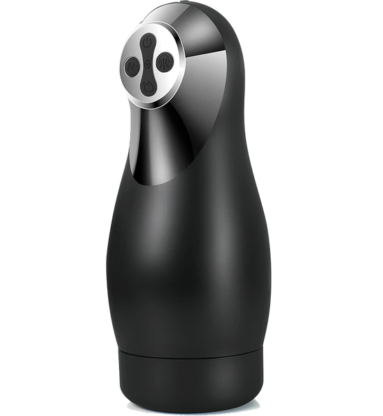 La Viva Tornado Vibrating and Suction Masturbator Black