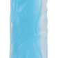 La Viva Neon Johnny Dildo Dong w Suction Cup Glow Blue