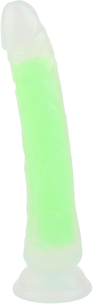 La Viva Neon Stevie Dildo Dong w Suction Cup Glow Green