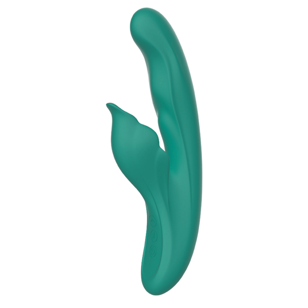 CHISA Kissen Kymo Thrusting Heating Triple Vibrator Green