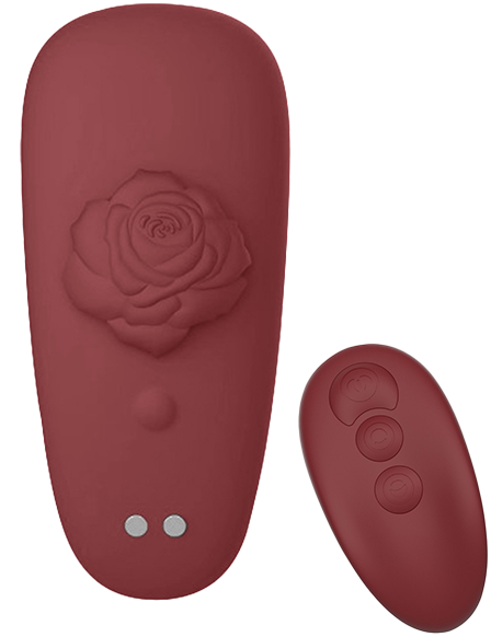 La Viva Rose Panty Vibe Vibrator Rose Red w Remote Control