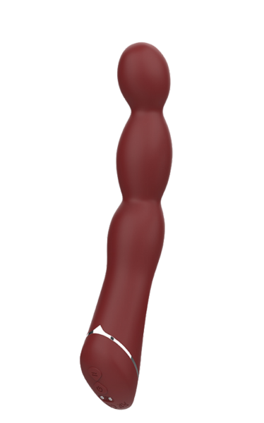 CHISA Lust Ripple Lapper G-Spot Vibrator Burgundy