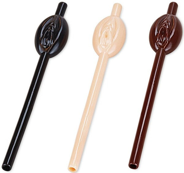 Lovetoy | Pussy Straws (Flesh, Brown, Black)