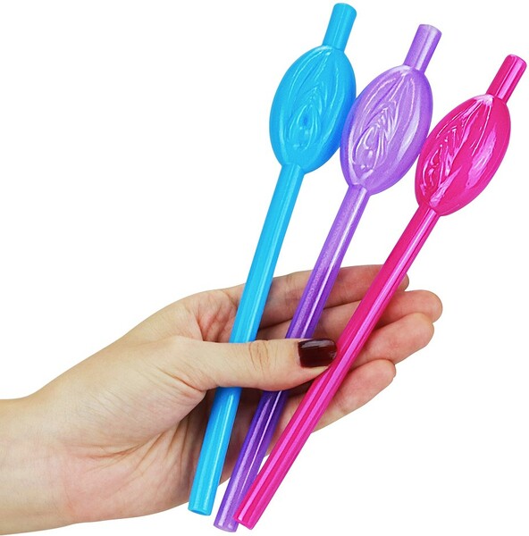 Lovetoy | Pussy Straws (Blue, Pink, Purple)