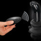 Pipedream Icicles No. 84 Vibrating Glass Plug with Remote Control Black