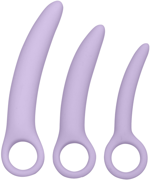 CALEXOTICS Dr. Laura Berman - Alena Set Of 3 Silicone Dilators (Lavender)