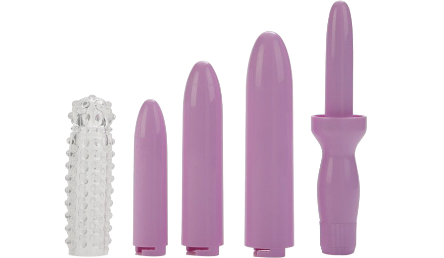 CALEXOTICS Dr. Laura Berman Dilator Set (4 Sizes + Sleeve)