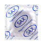 Sax Max Regular Smooth Latex Condoms 53mm Bulk 144