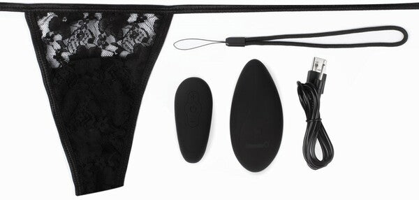 ScreamingO Premium Ergonomic Remote Panty Set Black