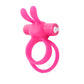 ScreamingO Ohare XL Charged Wearable Rabbit Ears Vibe Double Ring Pink