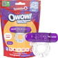 ScreamingO Owow 4B Low Pitch Bass Bullet Vibrating Cock Ring Grape