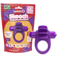 ScreamingO 4T High Pitch Treble Skooch Vibrating Cock Ring with Flexible Fins - Grape