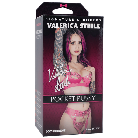 Doc Johnson Signature Strokers - Valerica Steele - ULTRASKYN Pocket Pussy