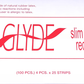 Glyde Slim Fit Red 49mm Vegan Friendly Condoms - BULK PACK 100 Pieces