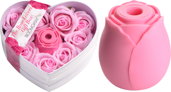 Bloomgasm The Rose Lover's Gift Box Air Pulsation Sucking Clit Stimulator - Pink