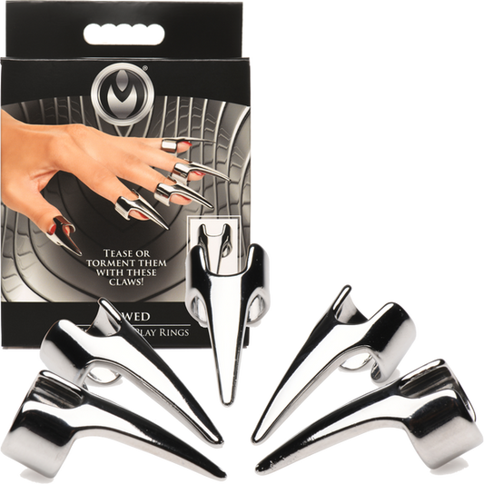 Master Series Clawed 5 Piece Sensation Play Rings