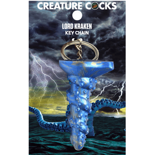 Creature Cocks Lord Kraken Keychain - Novelty Fantasy Dildo Keyring