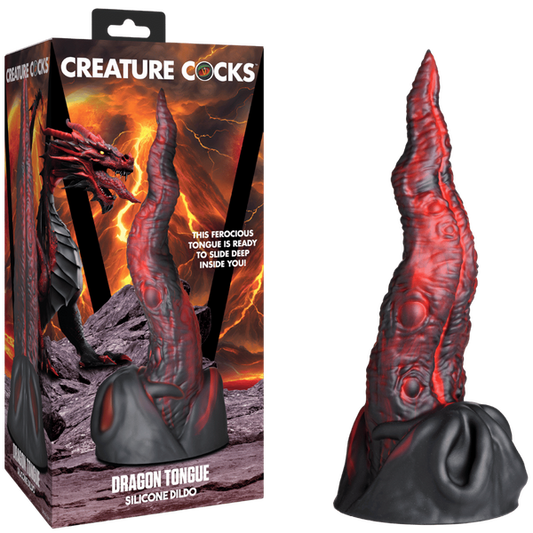 Creature Cocks Dragon Tongue Silicone Dildo