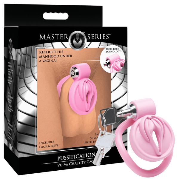 Master Series Pussification Vulva Chastity Cage