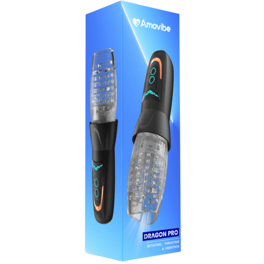 Amovibe Dragon Pro - Rotating, Thrusting & Vibrating Male Masturbator