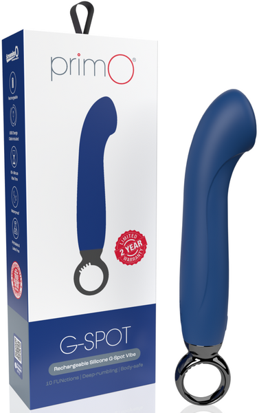 ScreamingO PrimO® G-Spot Rechargeable G-Spot Vibe Vibrator Blueberry