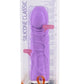 Seven Creations Premium Range - Classic Wide Silicone Vibe Vibrator Purple