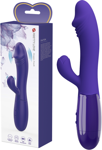 Pretty Love Snappy Youth Rabbit Vibrator Purple