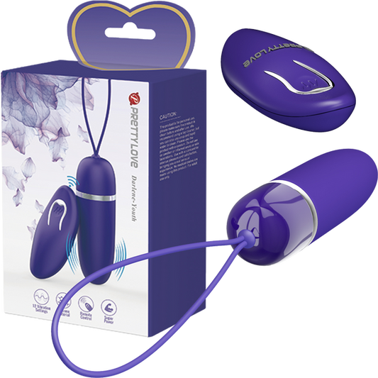 Pretty Love Darlene Youth Mini Bullet Vibrator with Remote Control Purple