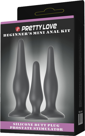 Pretty Love Beginner's Mini Anal Kit Black