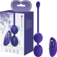 Pretty Love Willie Youth Kegel Balls Vibrator with Remote Control Purple