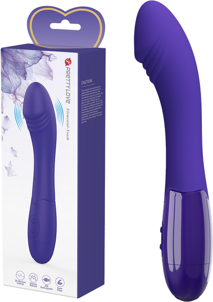 Pretty Love Rechargeable Elemental Youth G-Spot Vibrator Purple