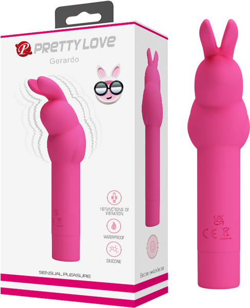 Pretty Love Gerardo Clitoral Vibrator Travel Size Pink