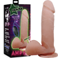 Celebtiry Knights Rockstar Zoomer 7.5" Vibrating And Rotating Dildo Dong Flesh