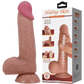 Pretty Love Sliding Skin Series 8.1" Dildo Tan