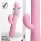 Pretty Love Rechargeable Truman Rabbit Vibrator Pink