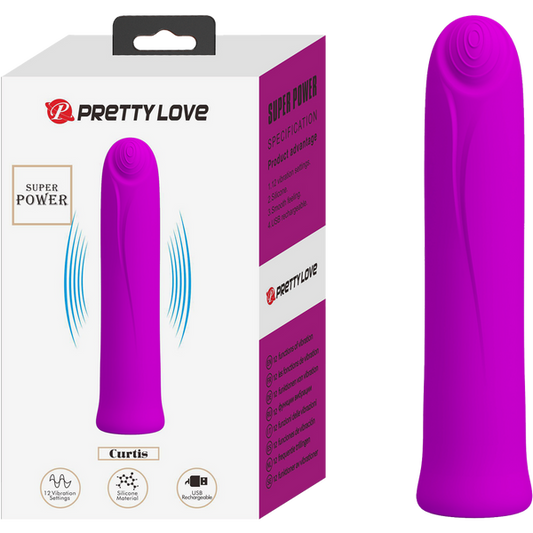 Pretty Love Rechargeable Curtis Vibe Vibrator Purple