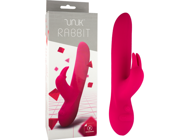 Seven Creations Unik - Rabbit Rechargeable Vibe Rabbit Vibrator Red