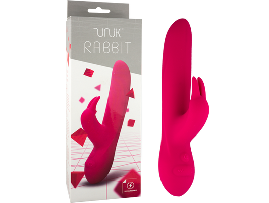 Seven Creations Unik - Rabbit Rechargeable Vibe Rabbit Vibrator Red