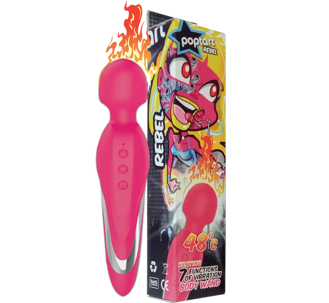 Celebrity Knights Rechargeable Warming Body Wand Rebel Pink Vibrator Massage Wand