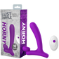 CHISA Lust Ripple Horny Vibrator with Remote Control Purple