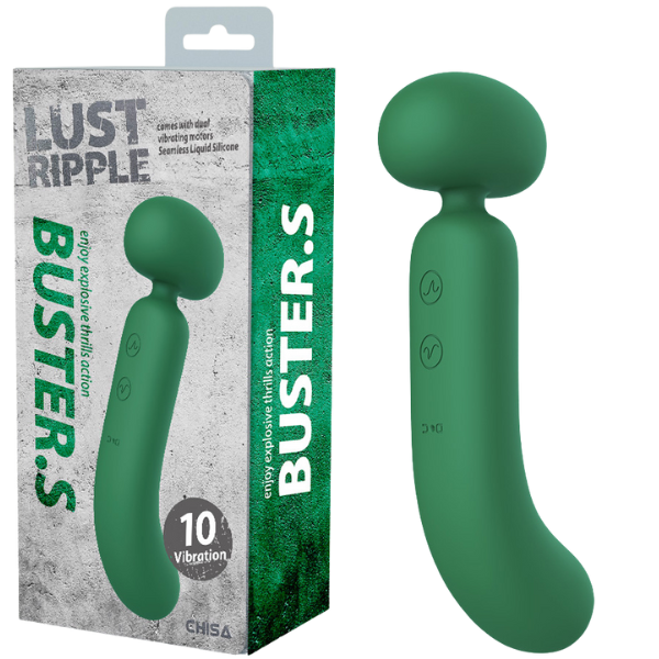 CHISA Lust Ripple Buster.S Vibrator Green