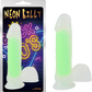 La Viva Neon Billy Dildo Dong w Suction Cup Glow Green