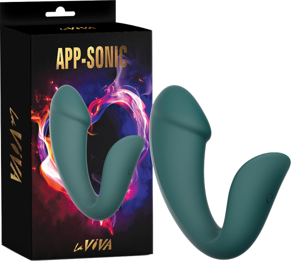 La Viva App-Sonic Vibrator with App Control Teal