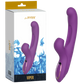 La Viva Viper Flapping Suction Heating Rabbit Vibrator Purple