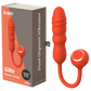 CHISA Kissen Glitz Thrusting Vibrator Orange