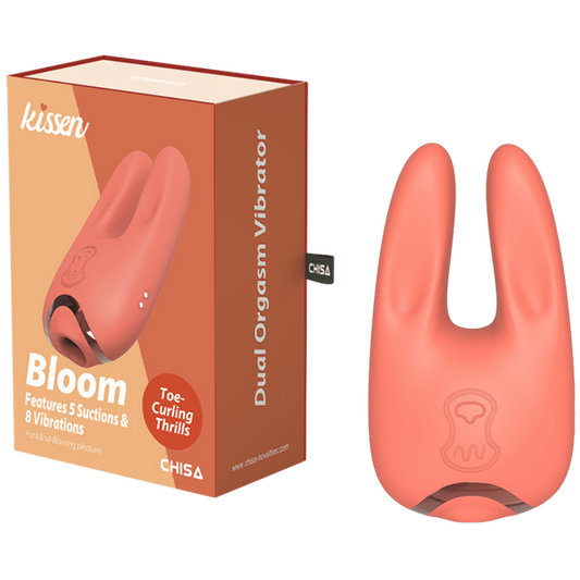 CHISA Kissen Bloom Suction Vibrator Peach