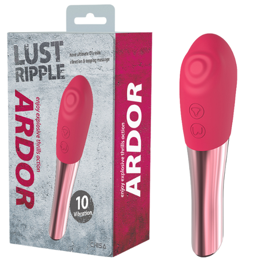 CHISA Lust Ripple Ardor Tapping Vibrator Stimulator Pink