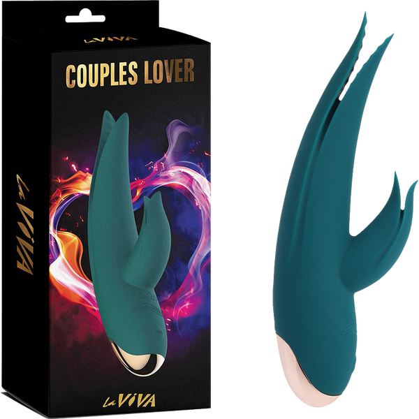 La Viva Couples Lover Multi Function Vibrator Teal