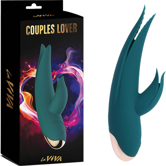 La Viva Couples Lover Multi Function Vibrator Teal