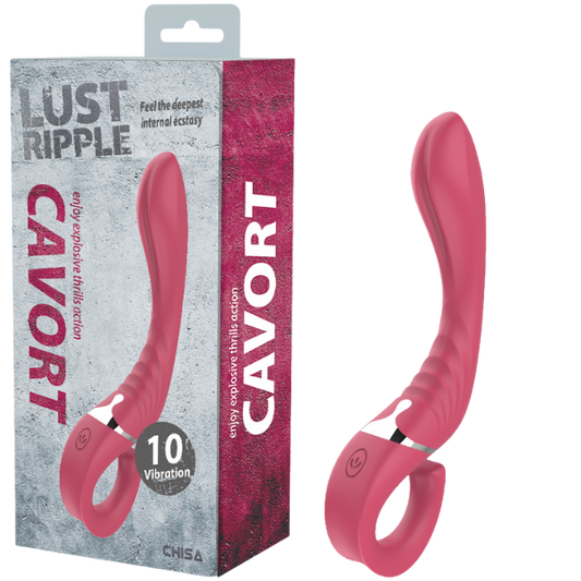 CHISA Lust Ripple Cavort G-Spot Vibrator Pink